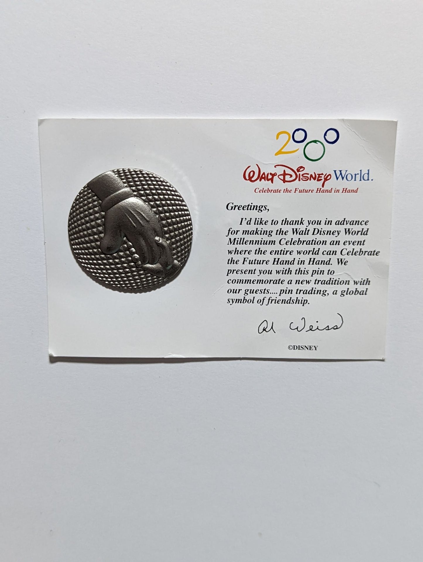 Celebrate The Future Hand In Hand (Mickey Holding Child's Hand)