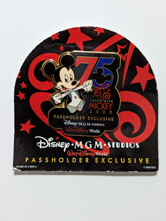 WDW - Mickey Mouse - 75 Years - MGM Studios - Annual Passholder