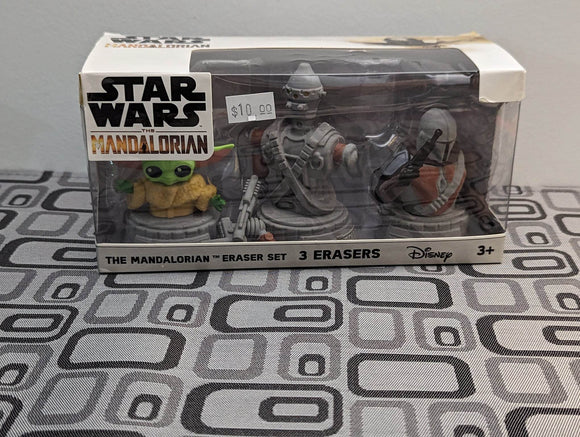 Star Wars Mandalorian - Eraser Set
