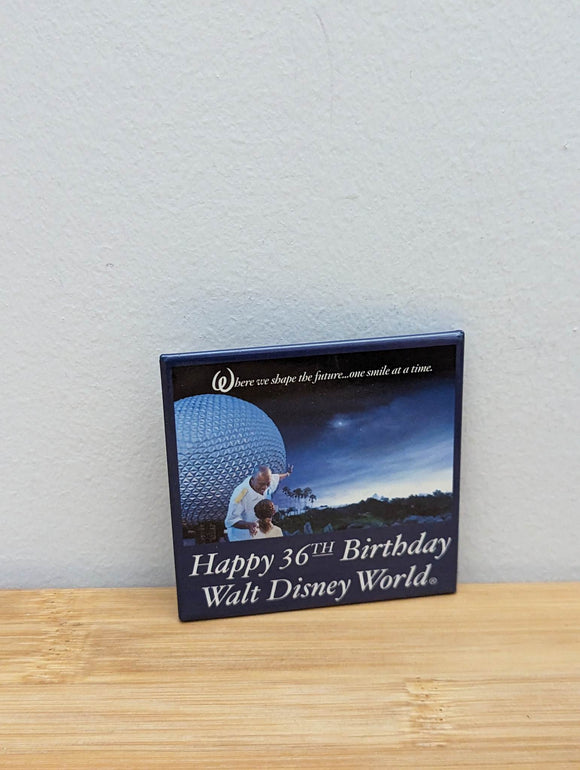 Button Happy 36th Birthday Walt Disney World