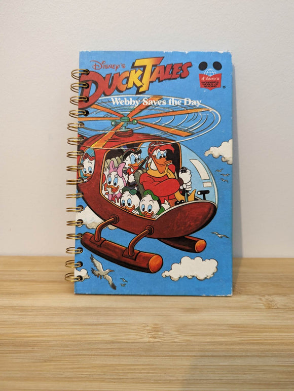 Upcycled Disney Journal  - Duck Tales