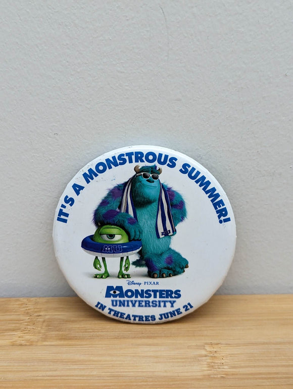 Monster's University Button