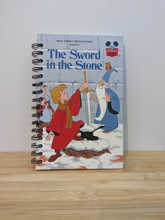 Upcycled Disney Journal  - The Sword and the Stone