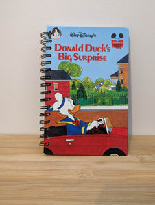 Upcycled Disney Journal  - Donald Ducks Big Surprise