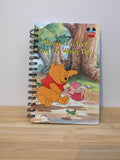 Upcycled Disney Journal  - Winnie the Pooh and the Windy Day