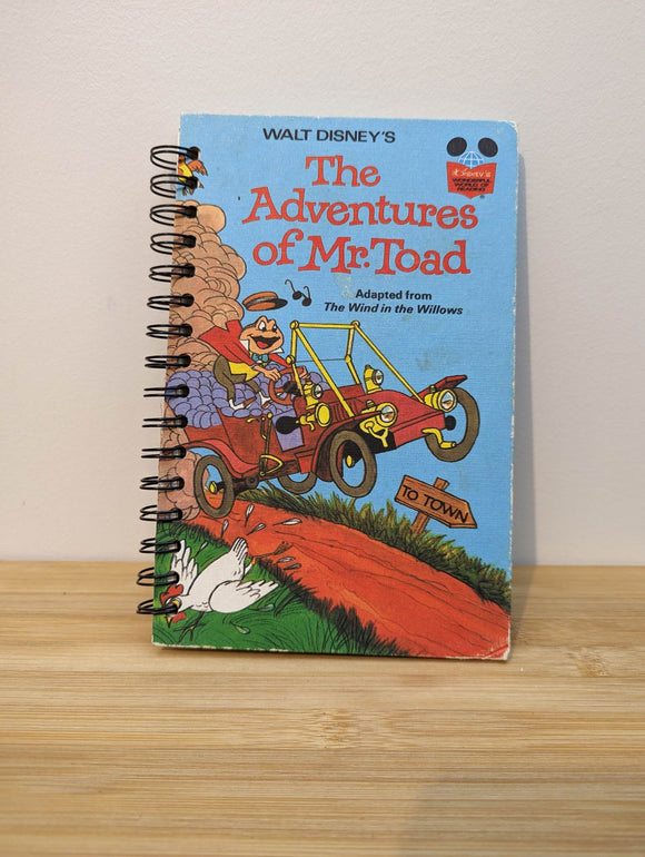 Upcycled Disney Journal  - The Adventures of Mr.Toad