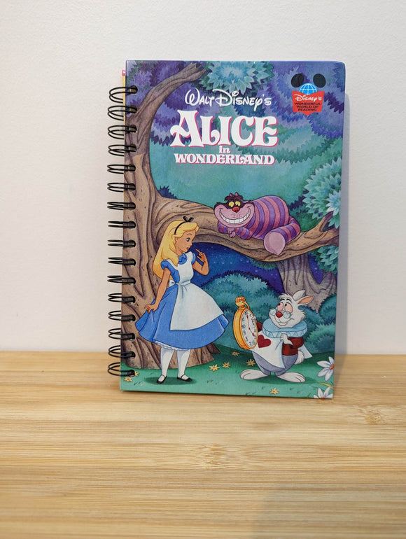Upcycled Disney Journal  - Alice in Wonderland