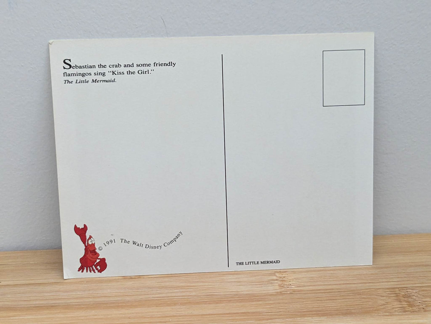 Postcard - Vintage - The Litter Mermaid  1991