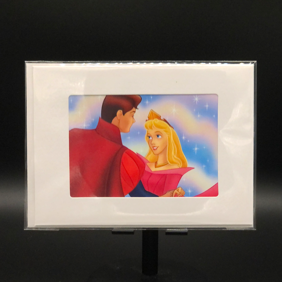 Handmade Disney Greeting Card - Sleeping Beauty - Prince Phillip and Aurora Wedding Dance