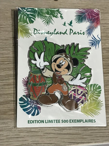 Mickey Jungle Series Limited Edition LE 500 Disney Land Paris Dlp 2021 Pin